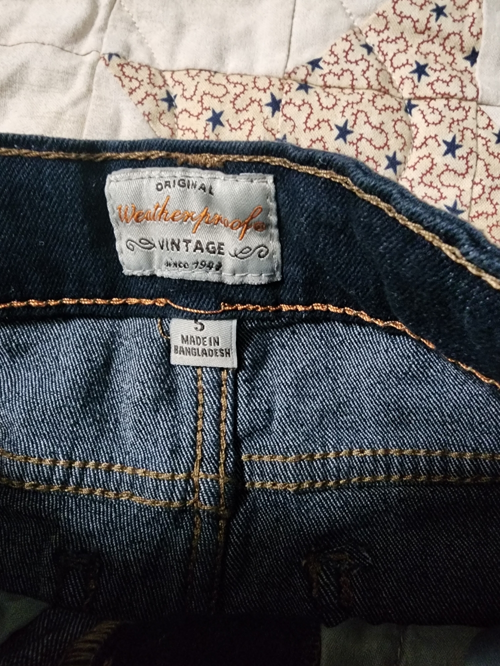 Weatherproof Women's Dark Blue High Rise Jeans